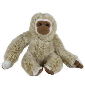 WWF Monkey Plush Toy Cream Brown Eco-Friendly Stuffed Animal 1986 Vintage